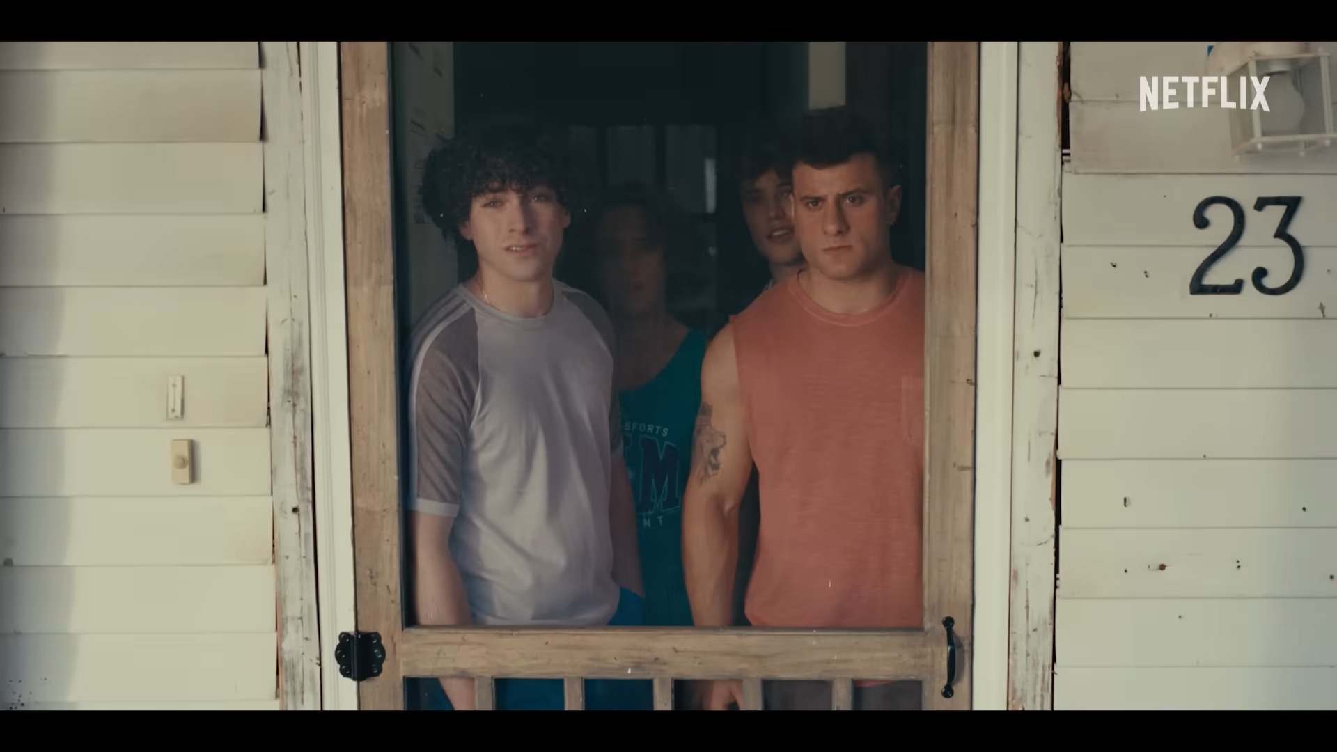 MJF appearing as one of Happy Gilmore's sons in Happy Gilmore 2 (photo - Netflix)