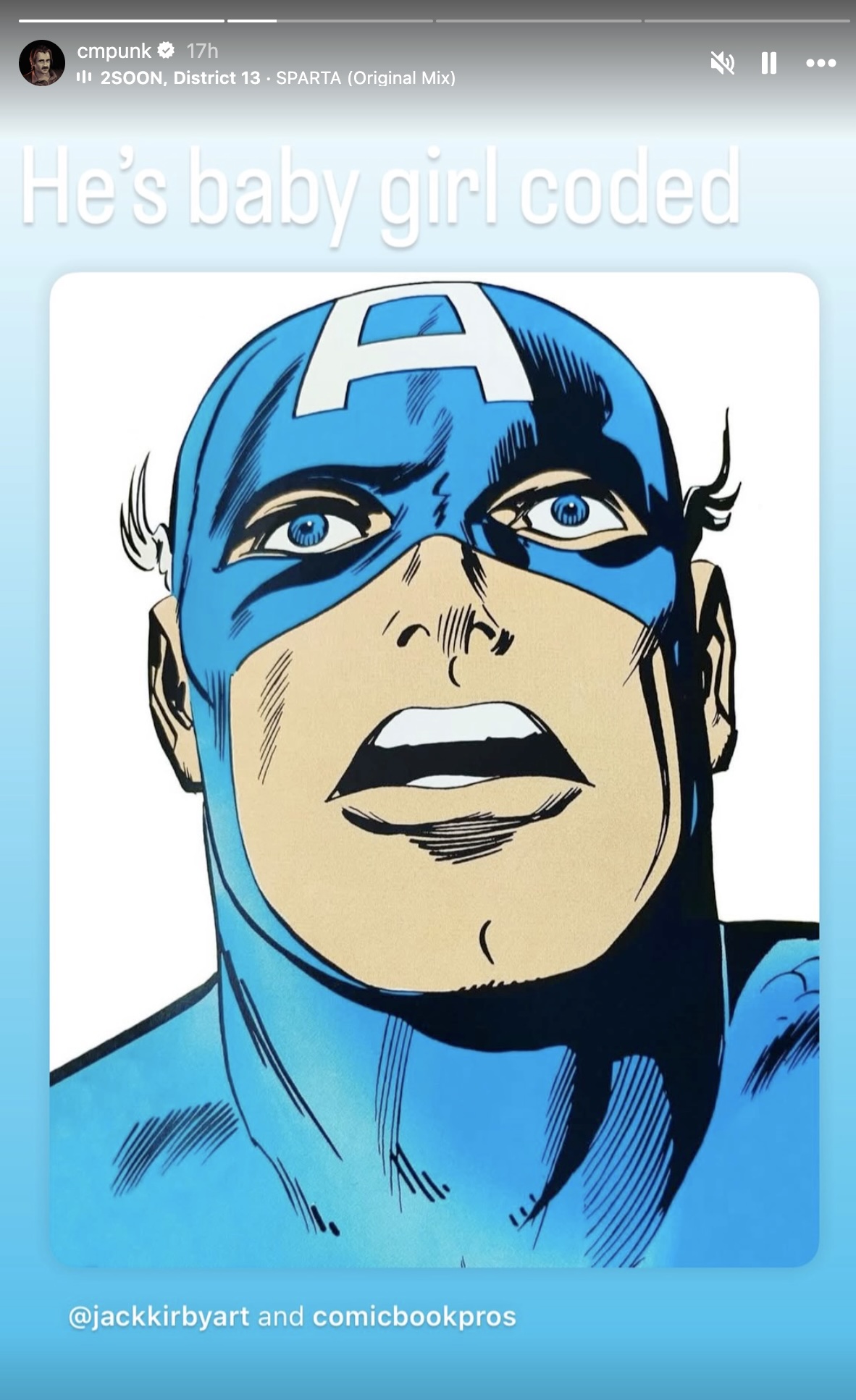 Captain America is babygirl